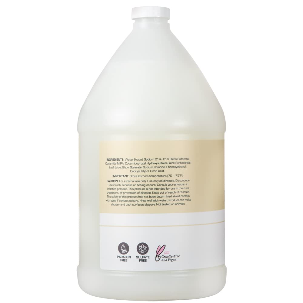 Ginger Lily Farms Club & Fitness Nourishing Body Wash, 100% Vegan & Cruelty-Free, Bath & Shower Gel For Men And Women, Fragrance