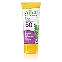 Alba Botanica Kids Sunscreen For Face And Body, Tropical Fruit Sunscreen Lotion For Kids, Broad Spectrum Spf 50, Water Resistant