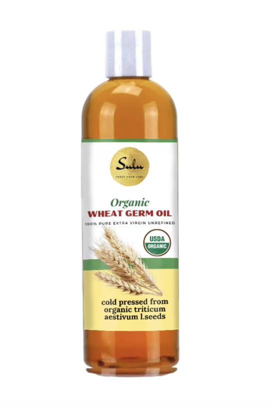 100% Pure Organic Extra Virgin Wheat Germ Oil (12 oz)