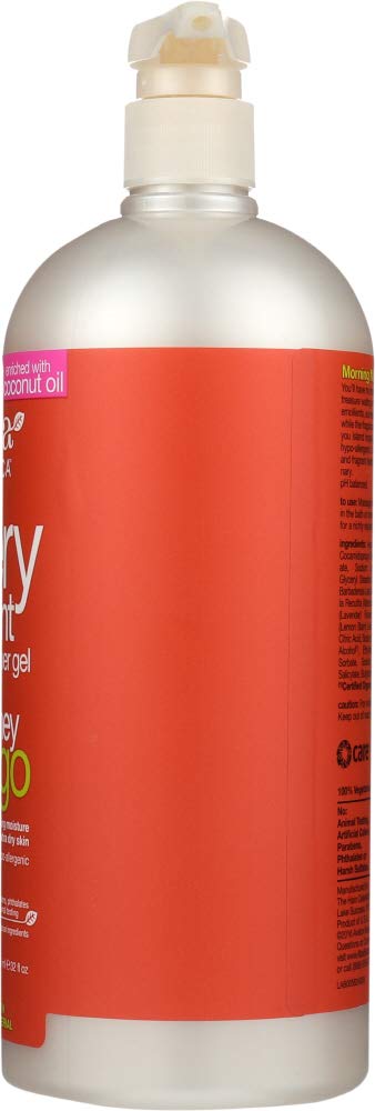 Alba Botanica Very Emollient Bath & Shower Gel, Honey Mango, 2 Pack (32Oz)