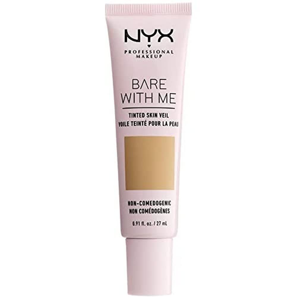 NYX PROFESSIONAL MAKEUP Bare With Me Tinted Skin Veil, Lightweight BB Cream - Beige Camel