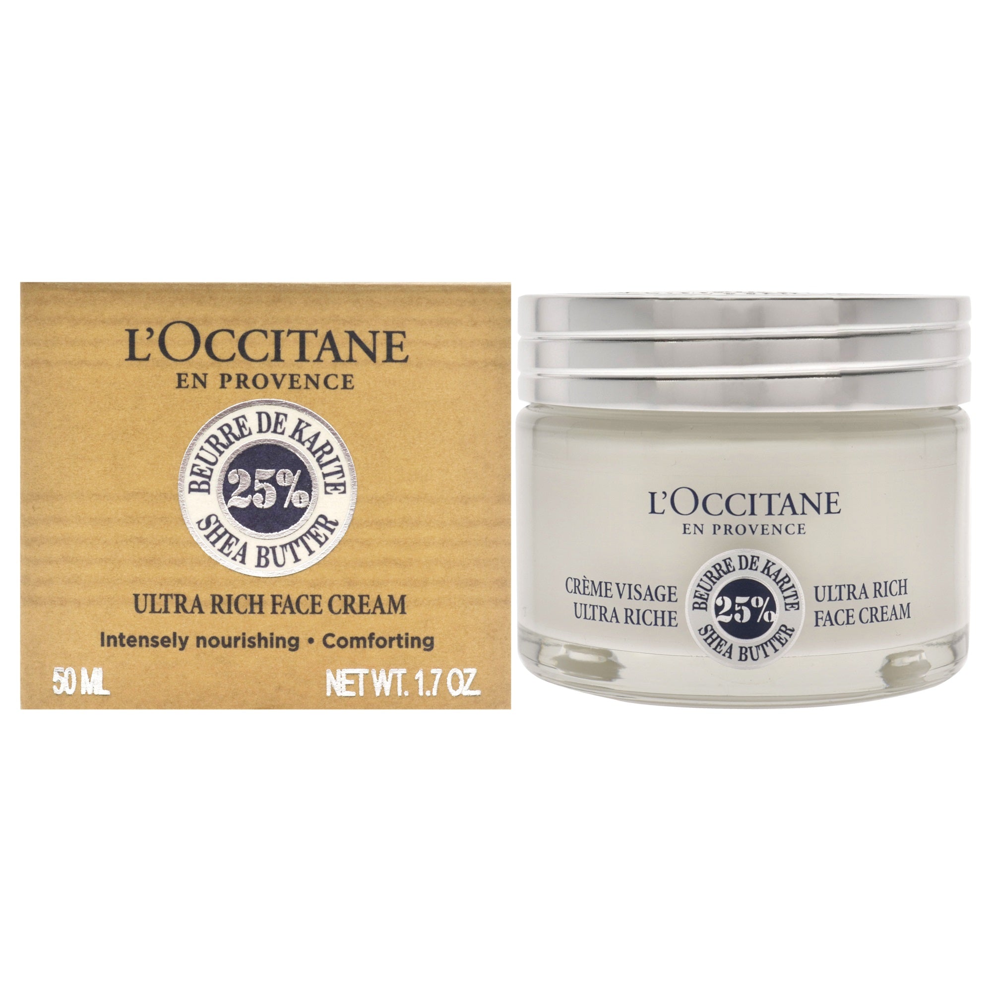 Shea Butter Ultra Rich Face Cream By Loccitane For Unisex - 1.7 Oz Face Cream