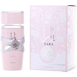 Lattafa Yara Eau de Parfum Spray for Women, 3.4 Fl Oz, Sunset Peach, Model Yara 100 ML