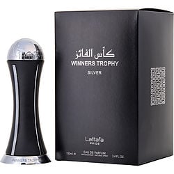 Lattafa Al Khas Winners Trophy Silver Eau de Parfum Spray for Unisex, 3.4 Fl Oz - Fragrance for All Occasions