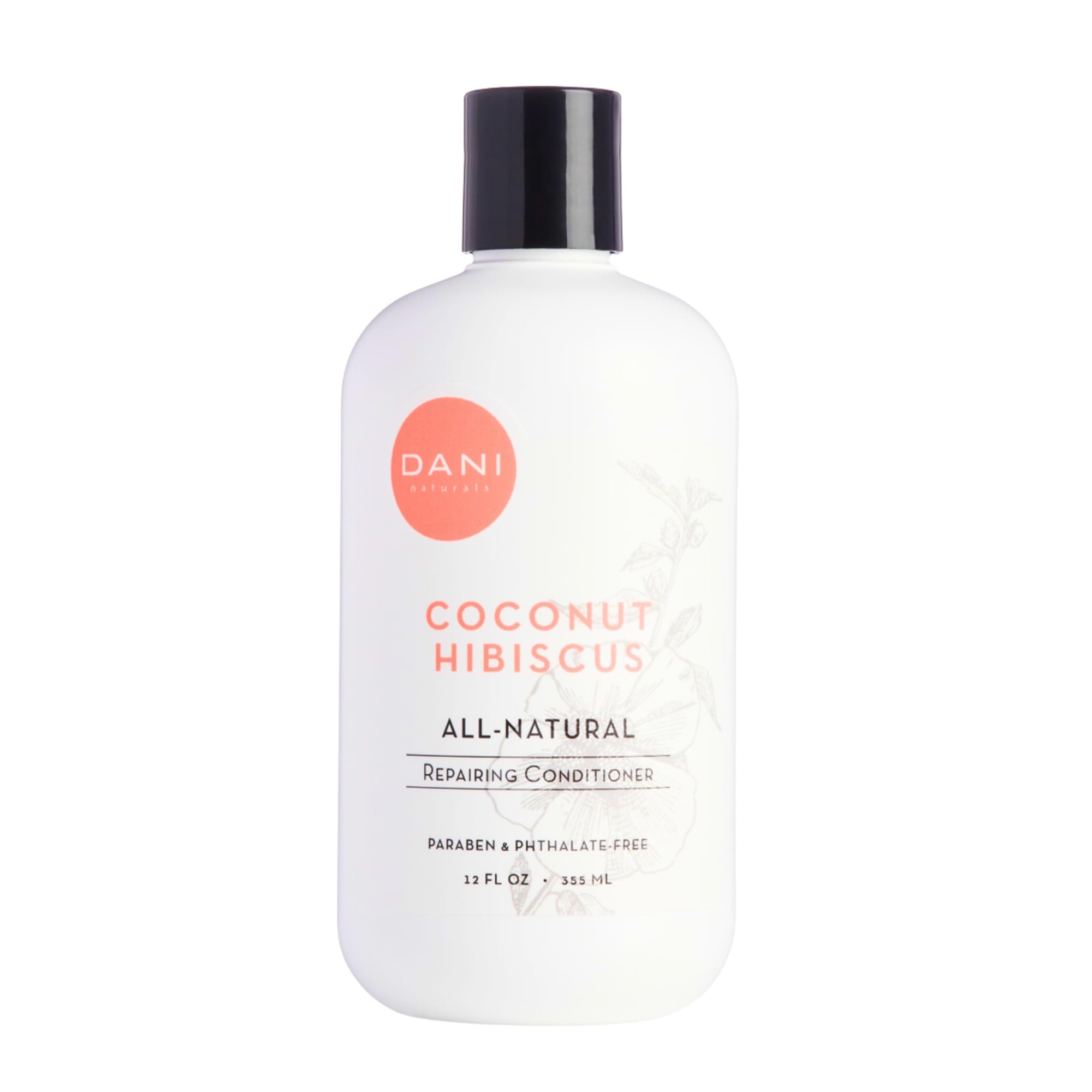 DANI Natural Nourishing Conditioner Naturals - Organic Ingredients Hydrate & Strengthen Hair - Sulfate, Phthalate & Paraben Free