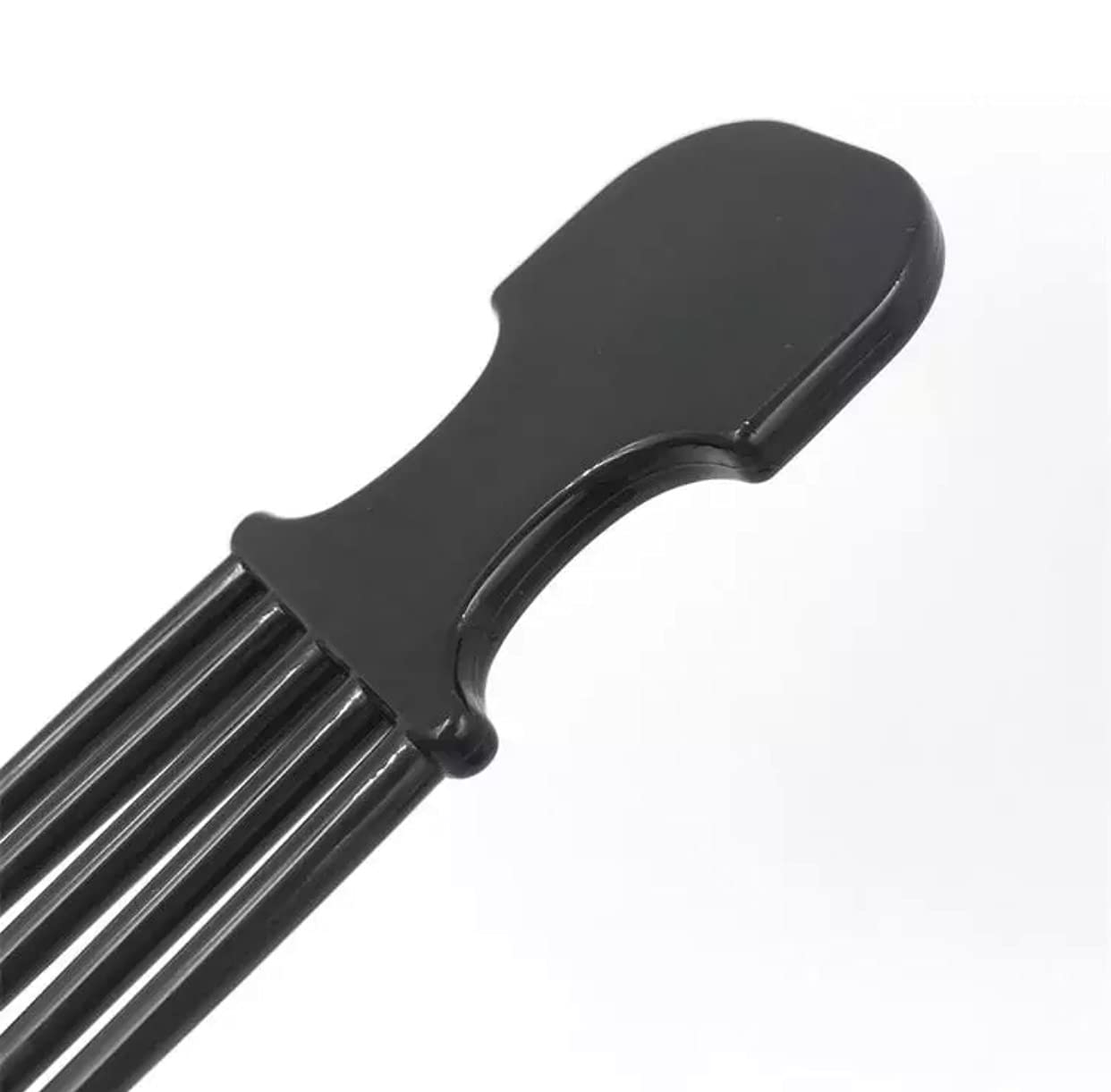 Coiffure Extensions CE Scalp Scratcher - Scalp Massager, Small Black Plastic Comb, Model Scalp001