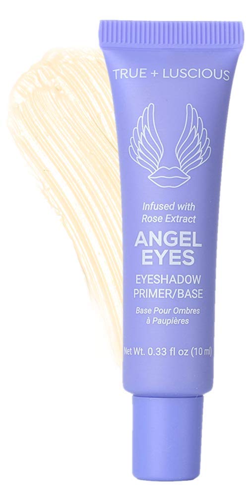 Angel Eyes Eyeshadow Primer by True + Luscious - Clean Formula with Rose Extracts - Vegan, Paraben Free, & Cruelty Free Eye Prim