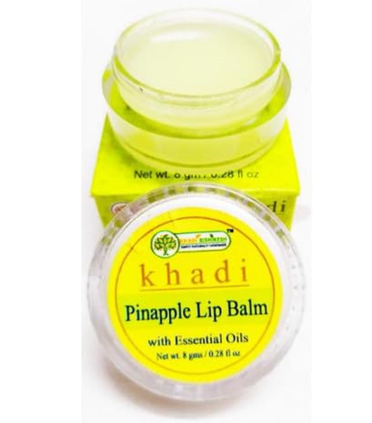 Khadi Rishikesh Herbal Lip Balm (Pineapple)