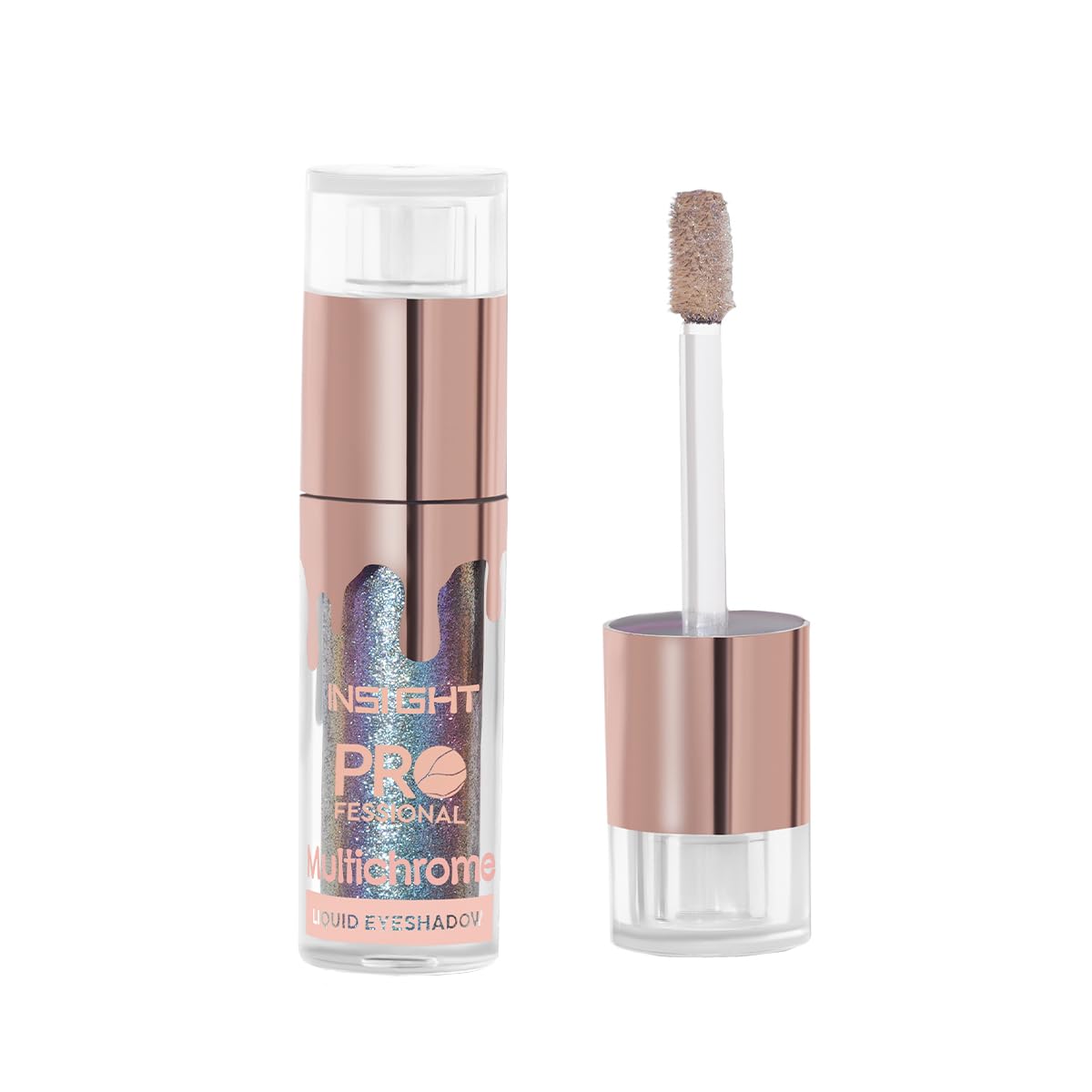 Insight Professional Multichrome Liquid Eyeshadow - Saphhire Dust | Metallic Effect | Green Tea & Cucumber Extracts | Striking L