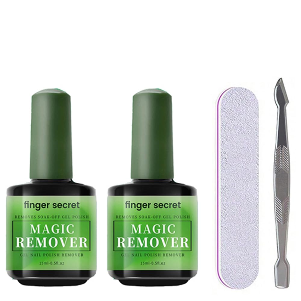 Gel Nail Polish Remover,Professional Gel Polish Remover for Nails,Gel Remover Quick Easy Polish Remover UV/LED Gel Polsih In 2-3