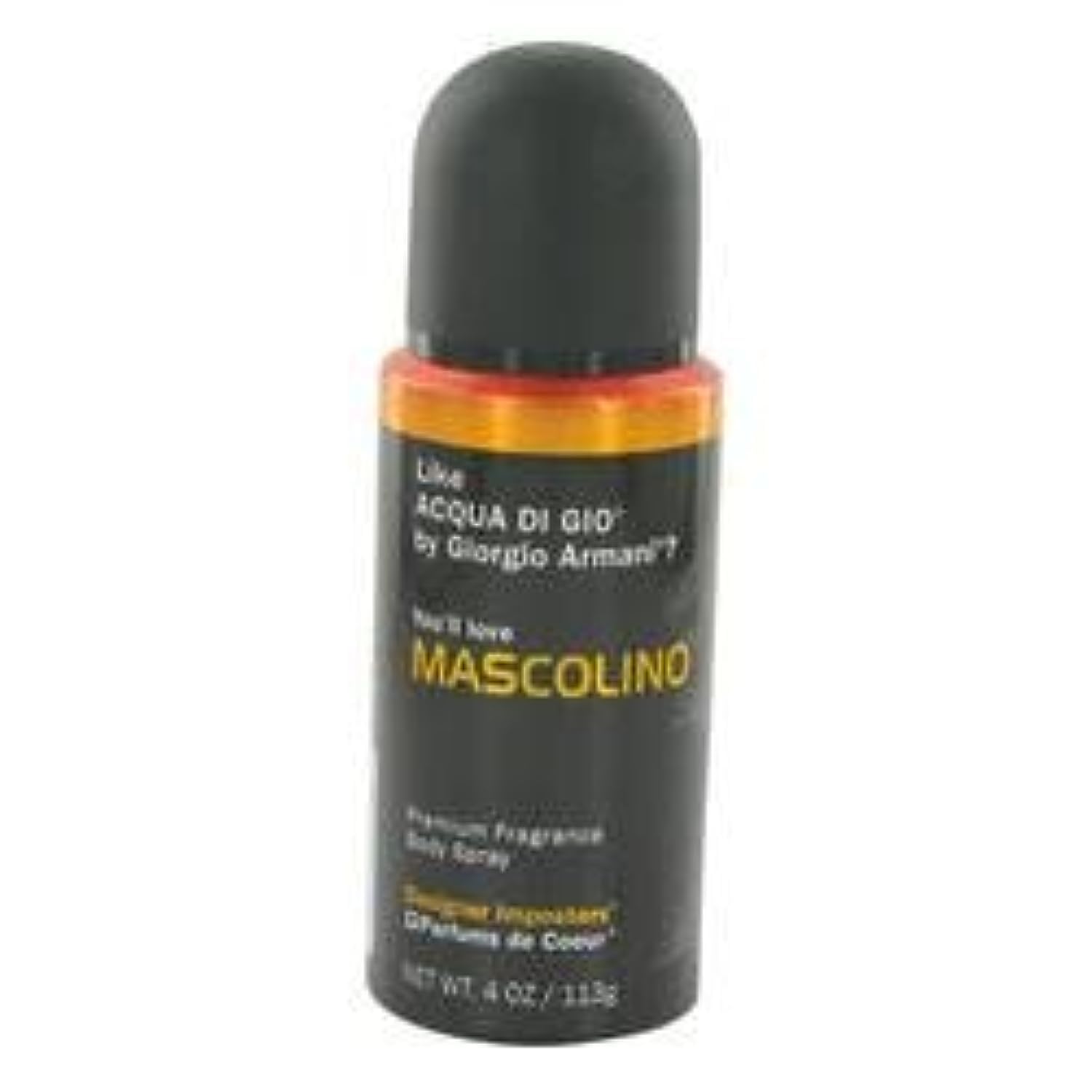 Designer Imposters Mascolino By Parfums De Coeur For Men 4 Oz Body Spray