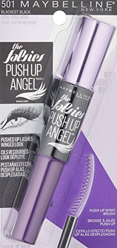 Maybelline Volum Express Falsies Push Up Angel Washable Mascara, Blackest Black, 1 count