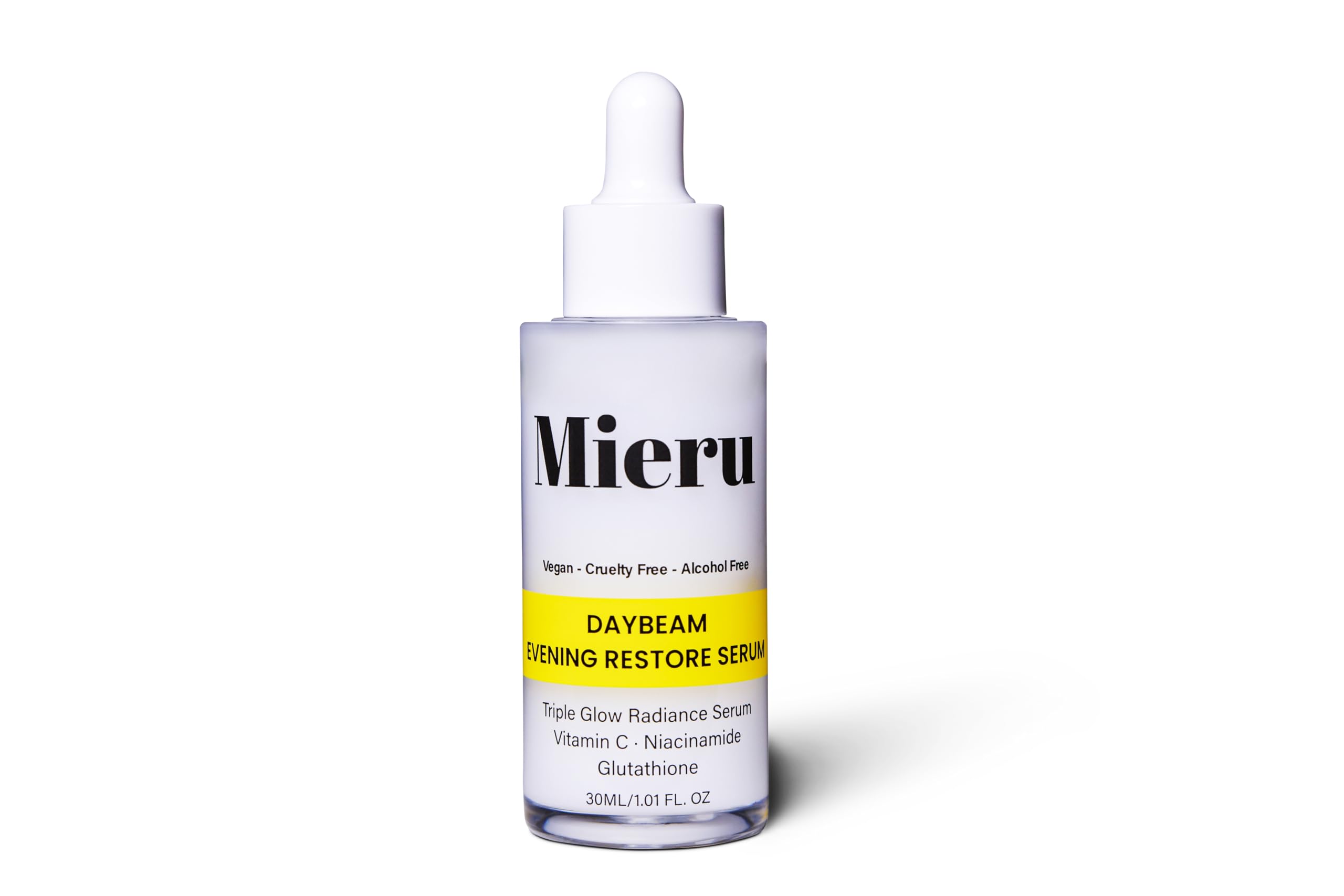 MIERU Brightening Face Serum for Dark Spots & Hyperpigmentation | Treatment with Glutathione, Vitamin C, Niacinamides & Hyaluron