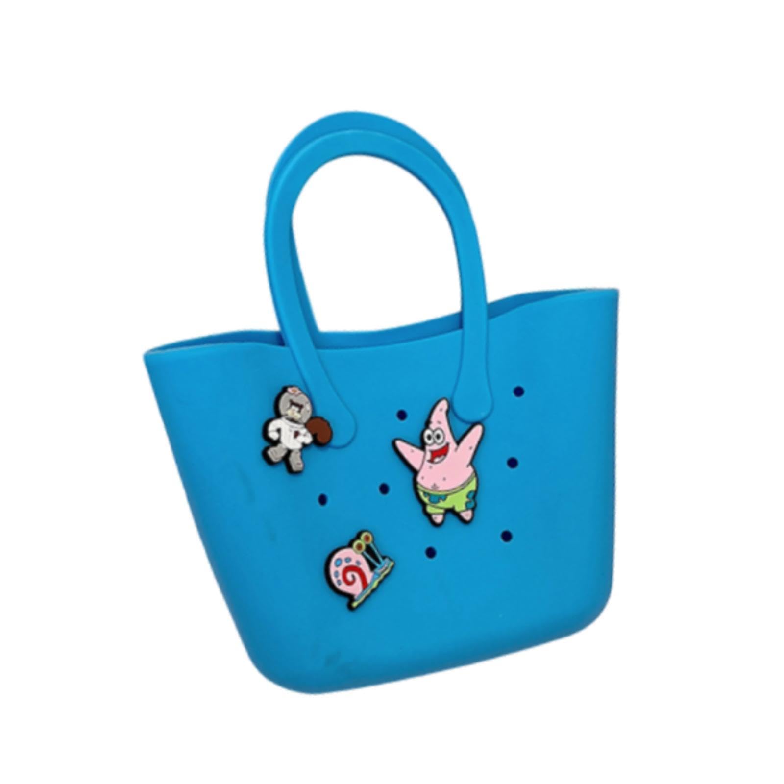 Atorse Beach Hole Bag Waterproof Travel Bag Handbag Summer Portable Shopping Basket Blue|Clothing, Shoes & Accessories|Womens Ha