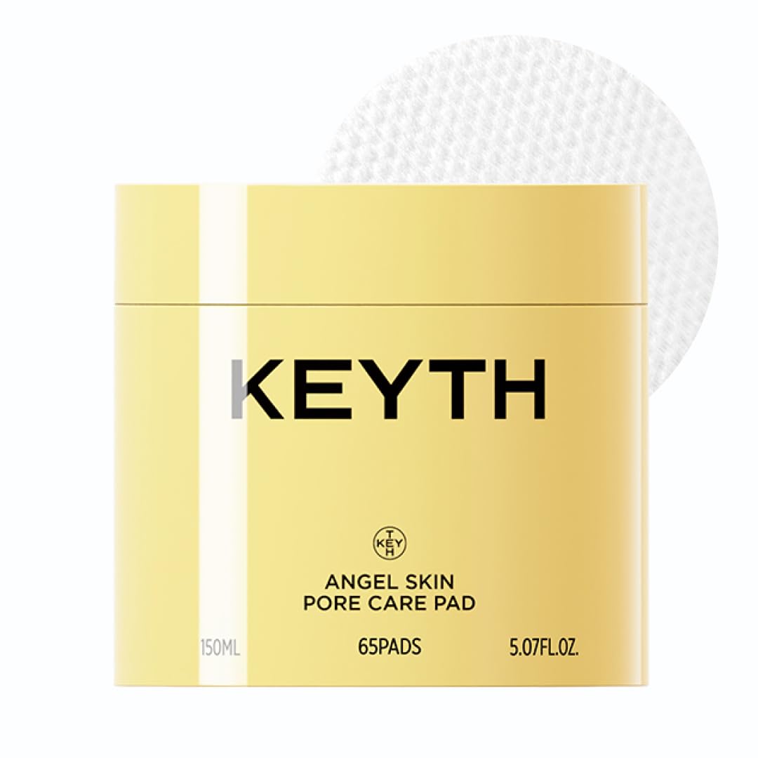 KEYTH Angel Skin Pore Care PAD (150ML, 5.07 FL.OZ.) / Refine Pores, Control Sebum, Exfoliation, Oil-Absorbing, Mastic Gum, PHA, 