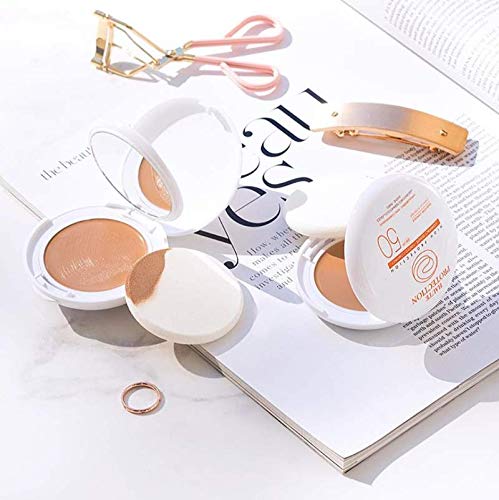 Eau Thermale Avane Mineral High Protection Honey Tinted Compact, Broad Spectrum Spf 50 - Uvauvb Blue Light Protection - Net Wt 0