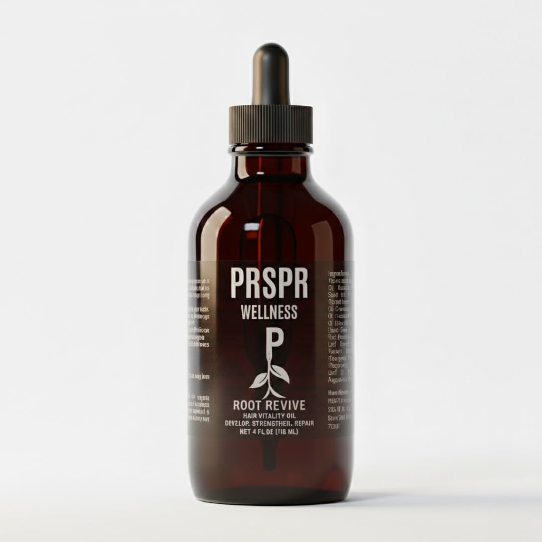 PRSPR Wellness Root Revive Hair Growth Oil  4oz Bottle, Men & Women