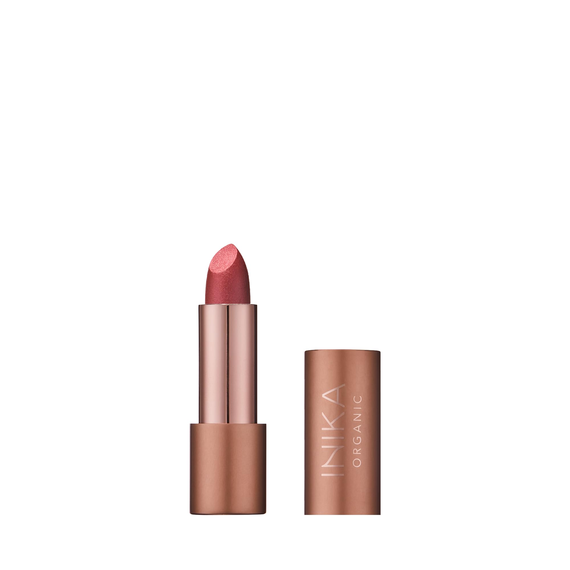 INIKA Organic Lipstick | NonToxic, Vegan and CrueltyFree Makeup Enriched with Jojoba Oil, Moisturizing Shea Butter and LongLa