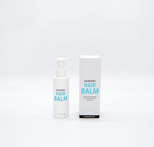 Hairstory Leave In Conditioning Balm For Curly Hair & Frizziness, Manage Dryness & Detangle Knots, All Day Moisturizing Cream, P