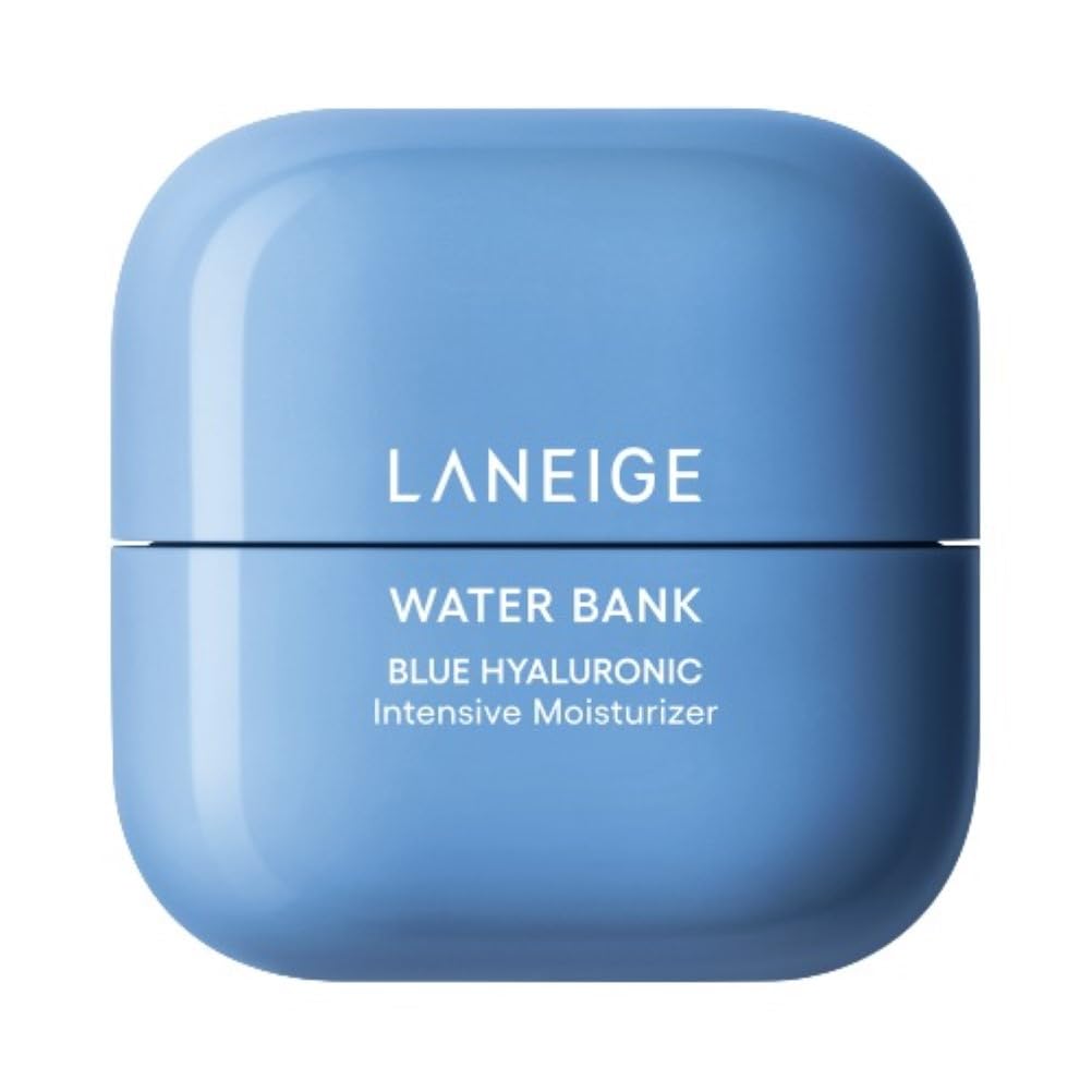 Laneige Water Bank Blue Hyaluronic Intensive Moisturizer: Peptides, Squalane, Hydration, Improve Elasticity, Fortify Skin'S Mois