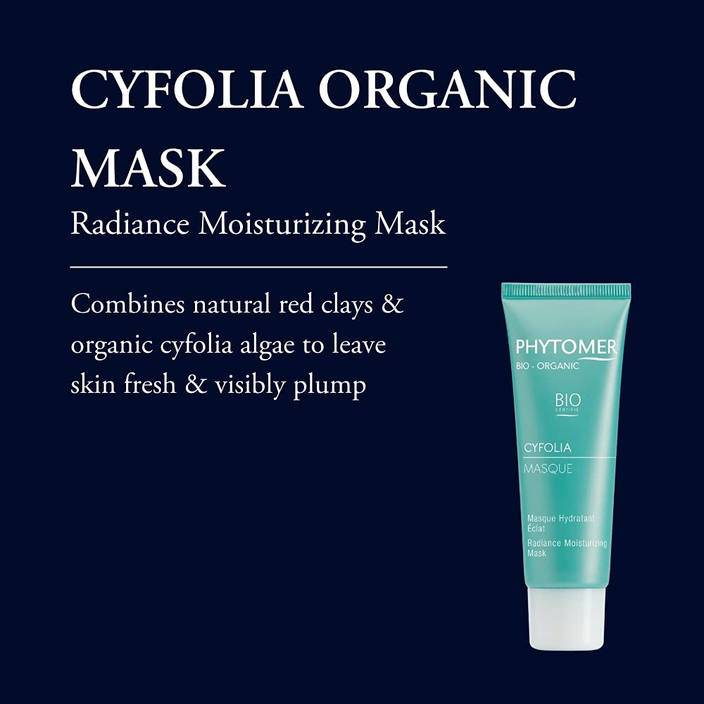 PHYTOMER Cyfolia Organic Exfoliating Cream | Healthy, All-Natural Facial Scrub Exfoliator | Certified Organic | Gentle Face Clea