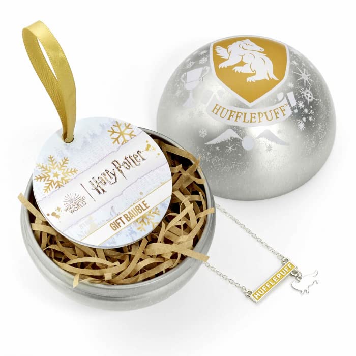 Harry Potter Official Hufflepuff Bauble with House Necklace