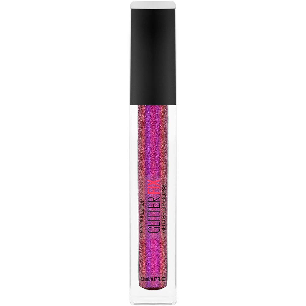 Maybelline Lip Studio Glitter Fix Glitter Lip Gloss Makeup, Wicked Tease, 0.17 fl. oz.