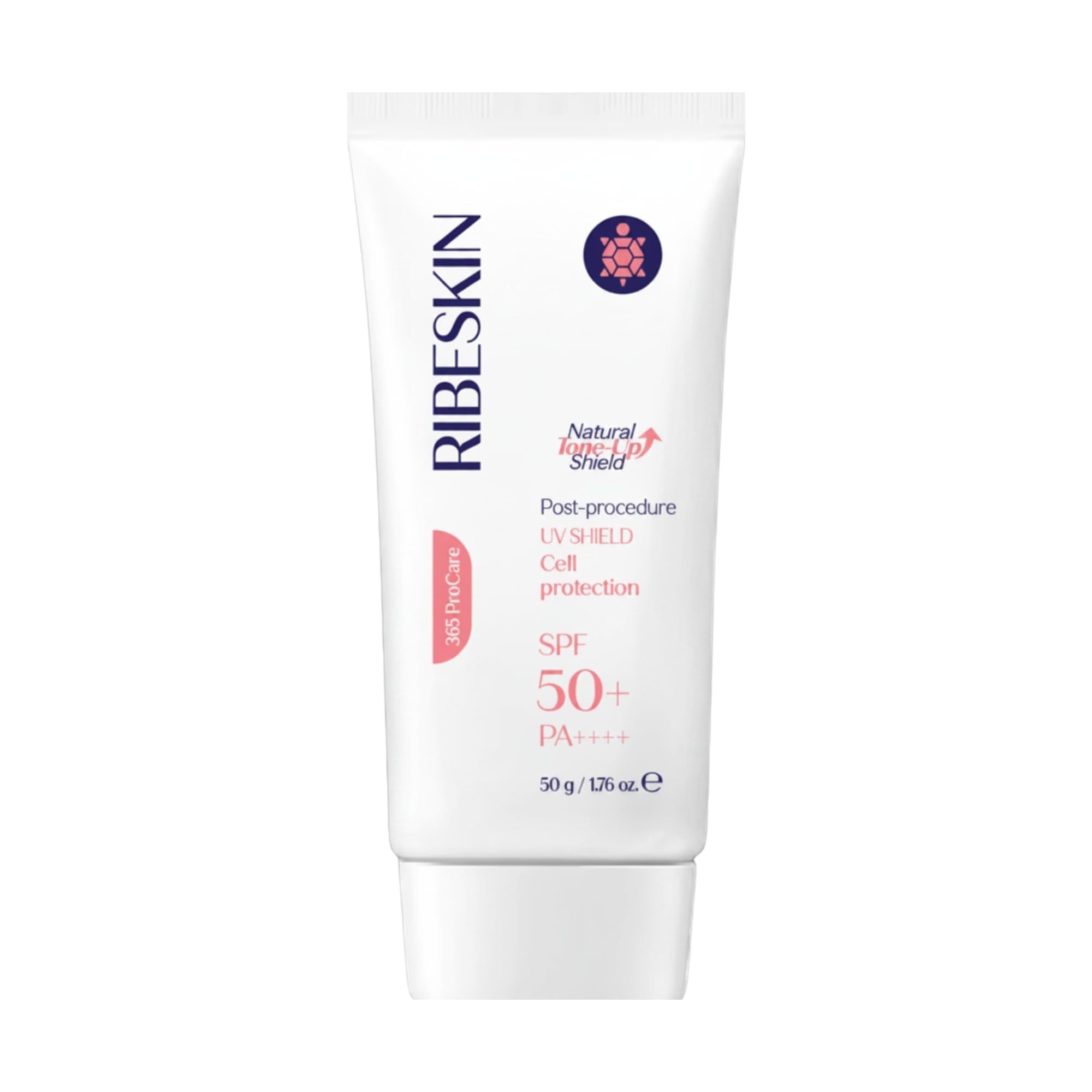 Ribeskin Cell Protection Mineral Sunscreen SPF 50+ PA++++, Zinc Oxide Mineral Face Sunscreen for Sensitive Skin, Lightweight Dai