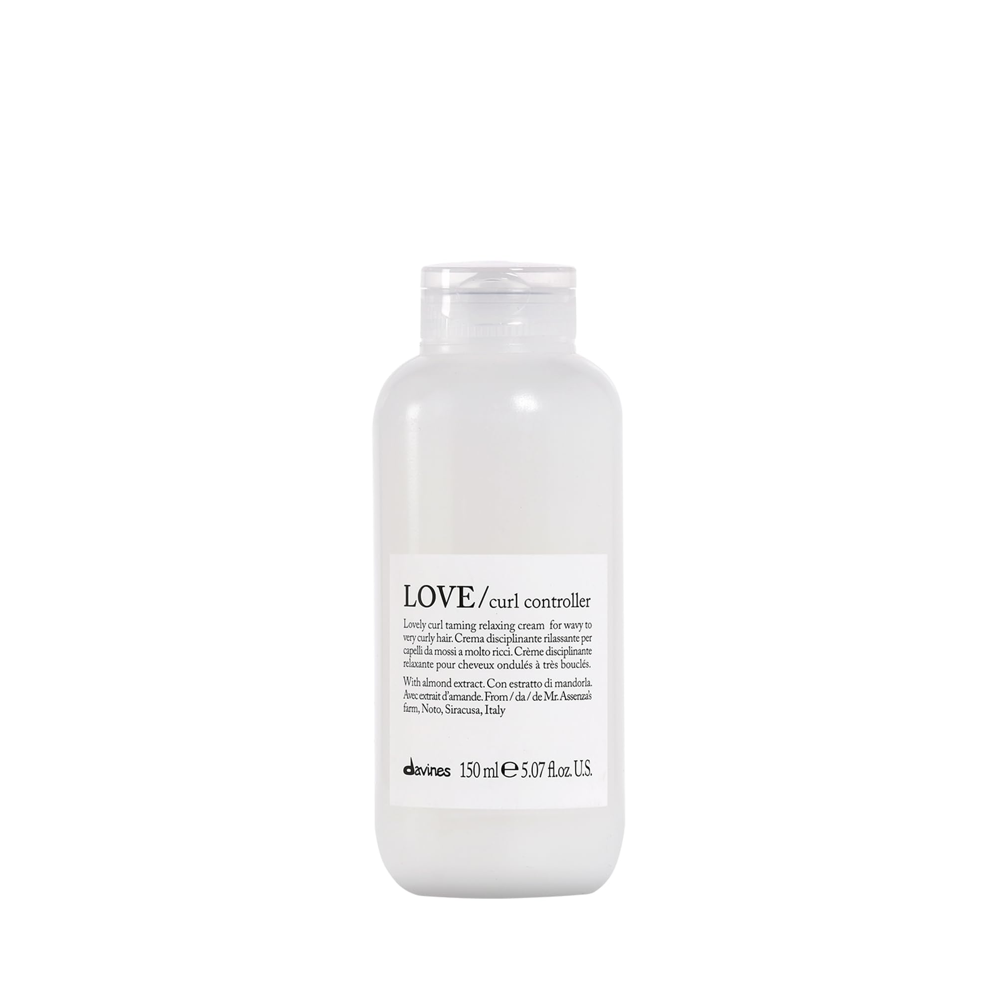 Davines LOVE curl controller, Taming And Relaxing cream For Very curly And Wavy Hair, Anti-Frizz curl Defining Formula, 507 Fl O