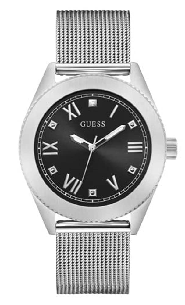 Guess Men 44 Mm Black Dial Analog Watch Gw0495G1