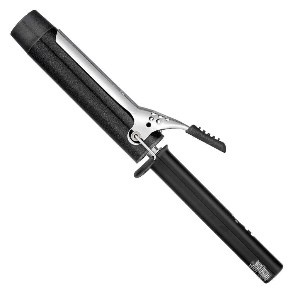 VODANA Professional GlamWave Ceramic Curling Iron, Natural Curls, Hair Curler, Curling Wand, Available in USA (1.25 inch, Black)