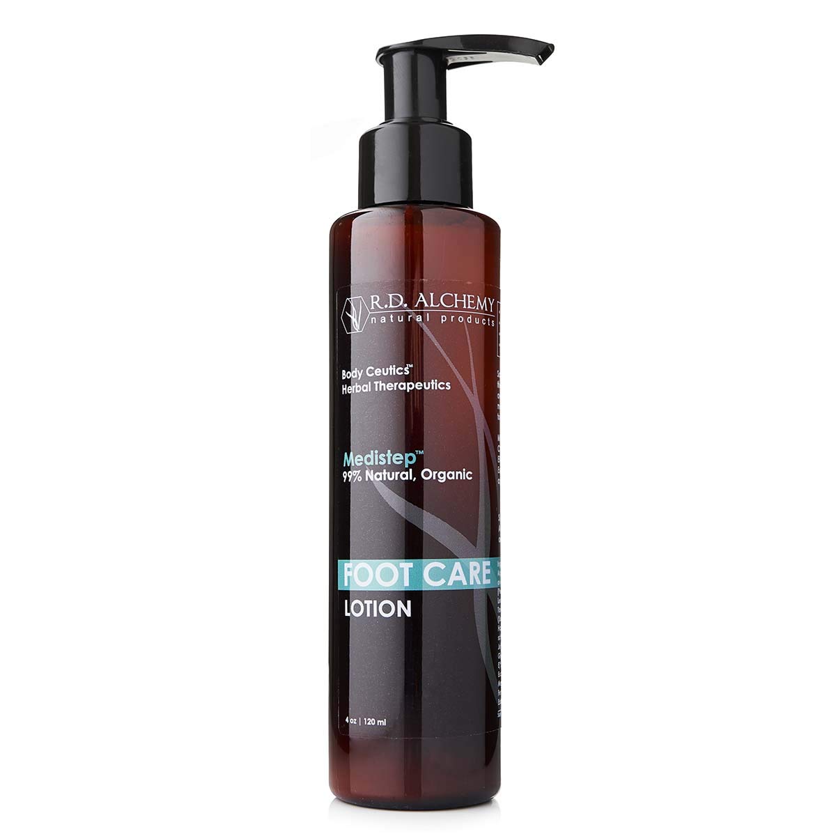 RD Alchemy  99% Natural & Organic Foot Care Lotion for Sore, Dry, & Funky Feet. Cooling Peppermint, Soothing Witch Hazel, & Hea
