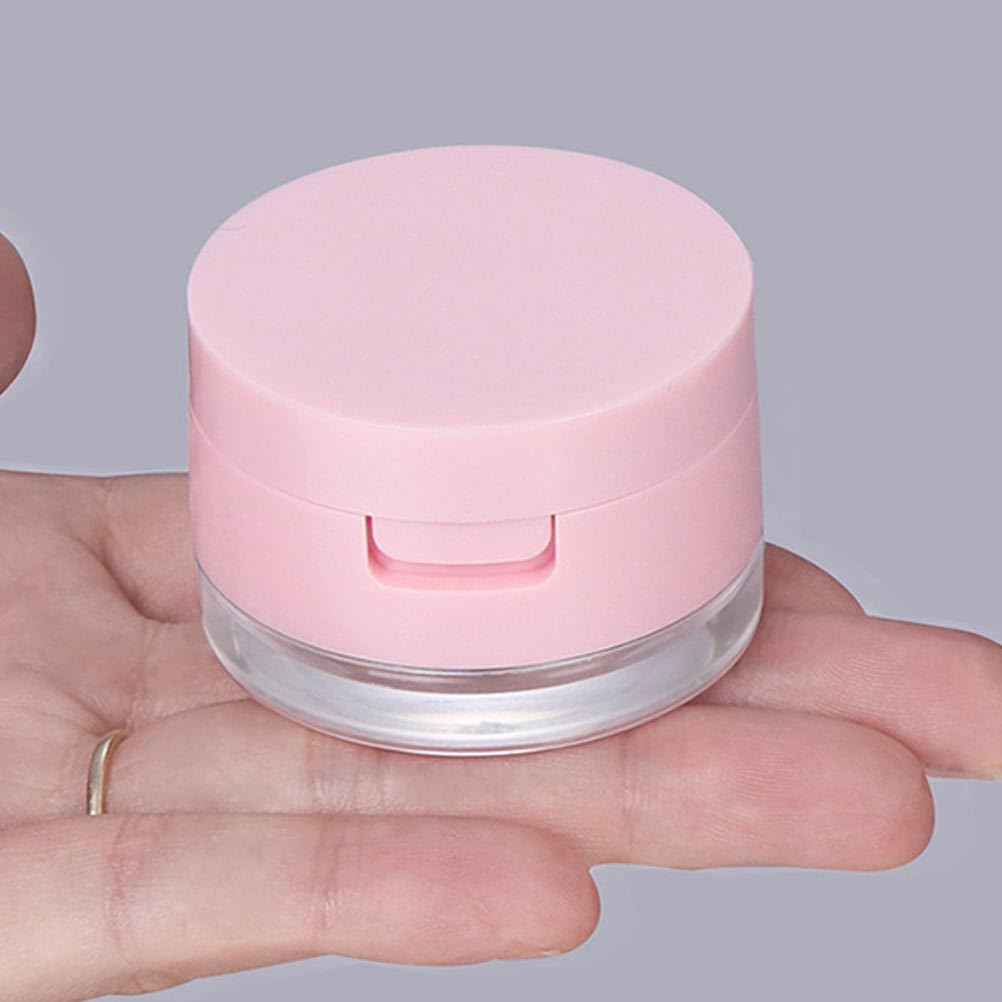 minkissy 2Pcs Mini Loose Powder Box - 3g Powder Cases for Traveling Powder Case Bulk Body Powder Cosmetic Case for Women Travel