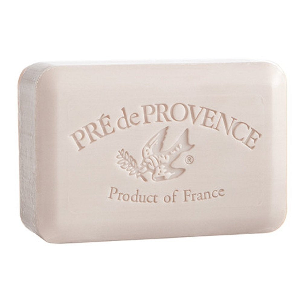 Pre De Provence, Amande (Almond), Set Of 2 Bars, Shea Butter Enriched Handmade French Soap Bath Bars, 150 Grams (5.3 Oz) Each