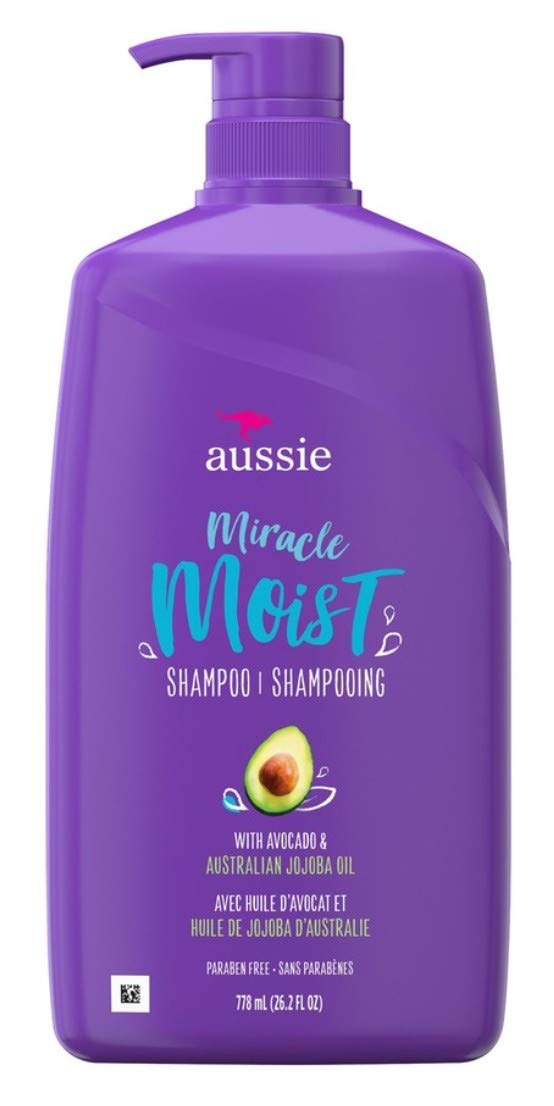 Aussie Shampoo Miracle Moist 26.2 Ounce Pump (778Ml) (3 Pack)