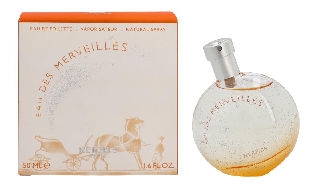 Hermes Eau De Merveilles Eau De Toilette For Women, 1.7 Ounce