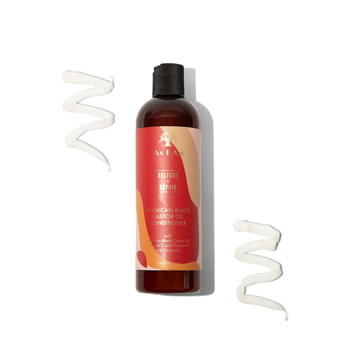 As I Am Jamaican Black Castor Oil Conditioner - 12 Ounce - With Jbco, Ceramide, Betaine, Vitamin C, & Vitamin E - Instant Moistu