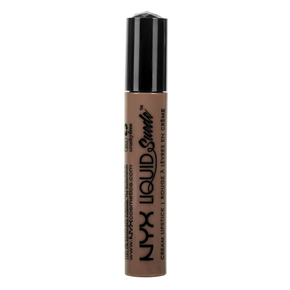 NYX PROFESSIONAL MAKEUP Liquid Suede Cream Lipstick - Downtown Beauty (Walnut Brown)