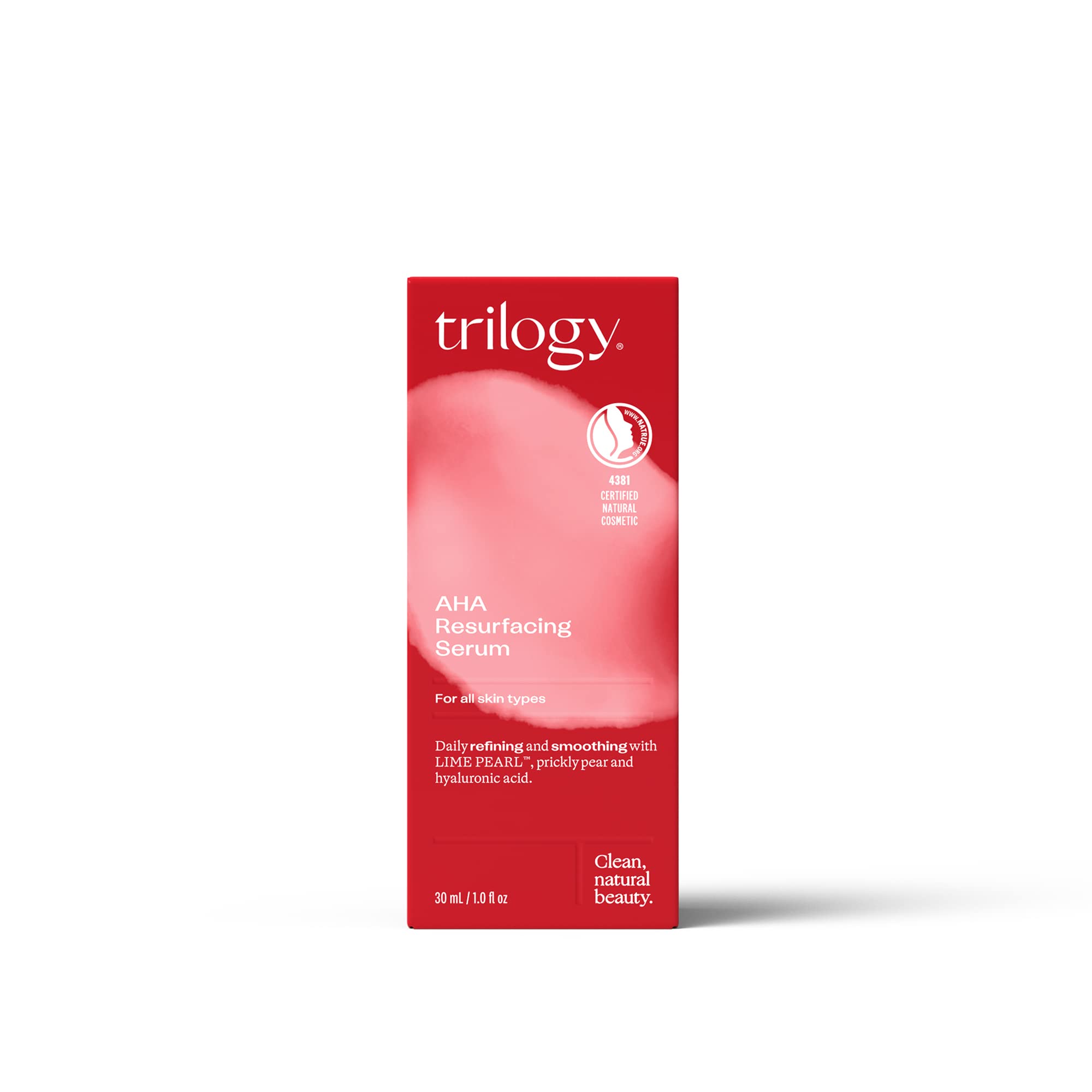 Trilogy Aha Resurfacing Serum With Lime Pearl & Rosehip Oil, 1.0 Fl Oz