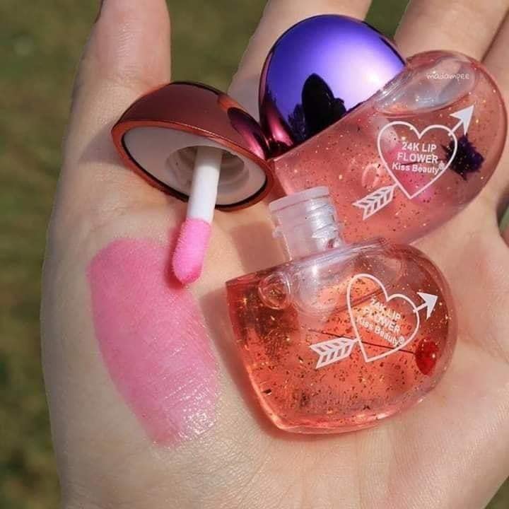 Arrx Moisturizing And Hydrating Lip Gloss Tint For Dry Chapped Lips In Cute HeartShaped Packaging Multi Color MetallicFinished
