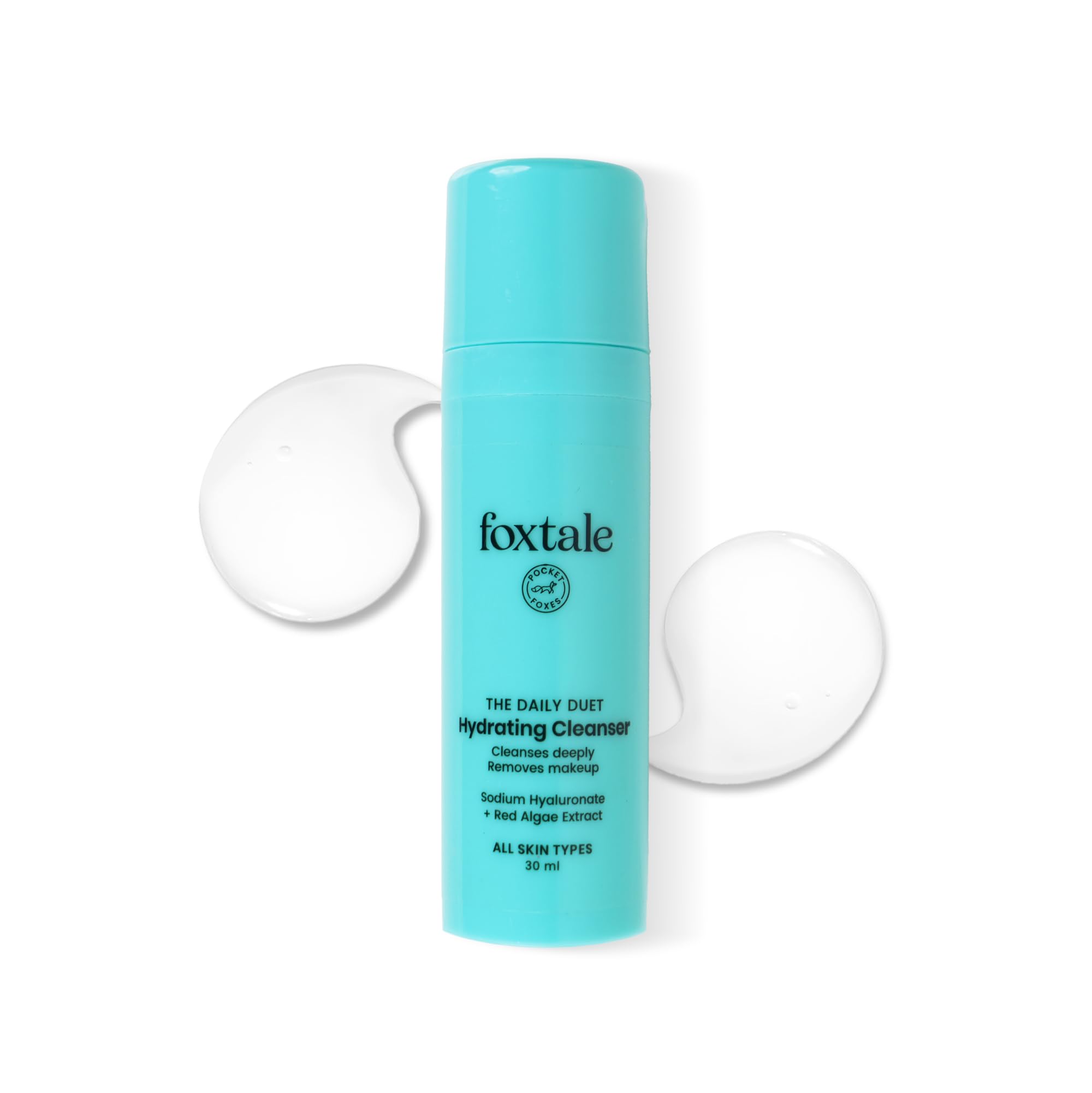 Foxtale Gentle Hydrating Face Wash With Hyaluronic Acid, Vitamin B5 | Deep Pore Cleansing | Dirt Control | Make-Up Remover | Cle