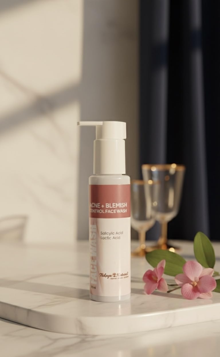 Trikaya Naturals Acne + Blemish Clear Face With Salicylic Acid & Lactic Acid | Controls Acne, Fades Dark Spots & Brightens Skin 