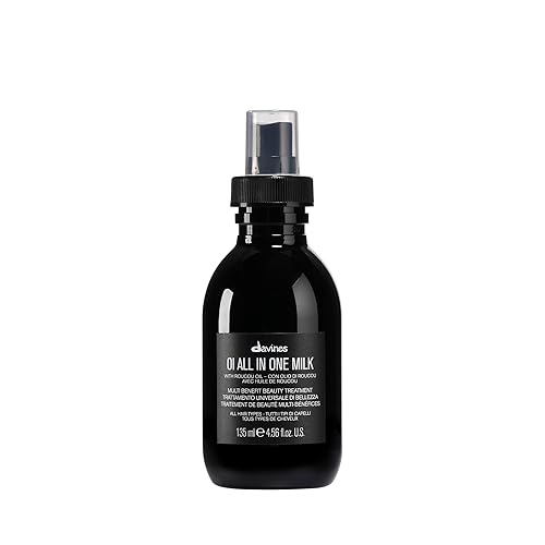 Davines OI All in One Milk  Hair Milk Spray  Powerful Hair Detangler + Heat Protection  Smoothes Frizzy Hair  4.56 Fl Oz