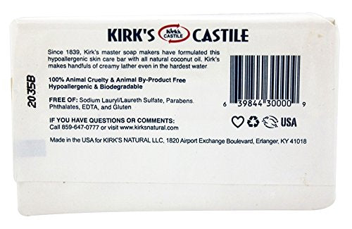 Kirks Castile Original Travel Size Soap,113 Oz (Pack Of 1)