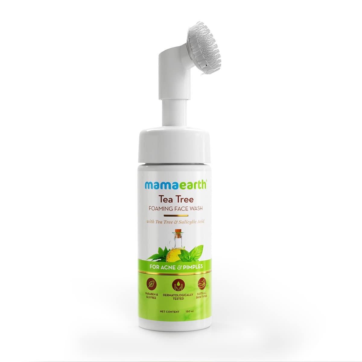 Mamaearth Tea Tree Foaming Face Wash With Tea Tree And 0.5% Salicylic Acid For Acne And Pimples | Gently Cleanses | Removes Exce