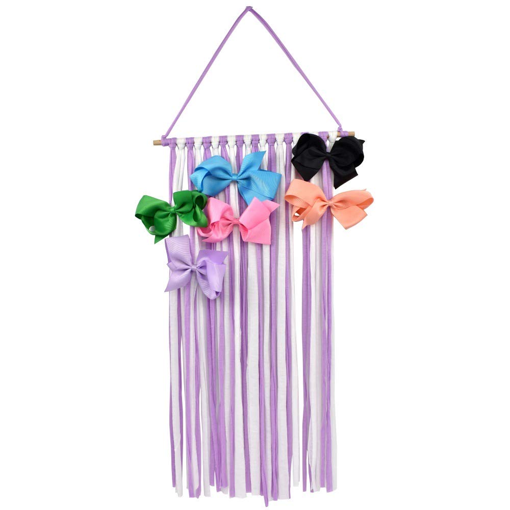 1Pc Baby Girls 24in Hair Bow Holders Hair Clips Headbands Holders Hanger Dispaly and Storage Organizer for Room Door Wall Hangin