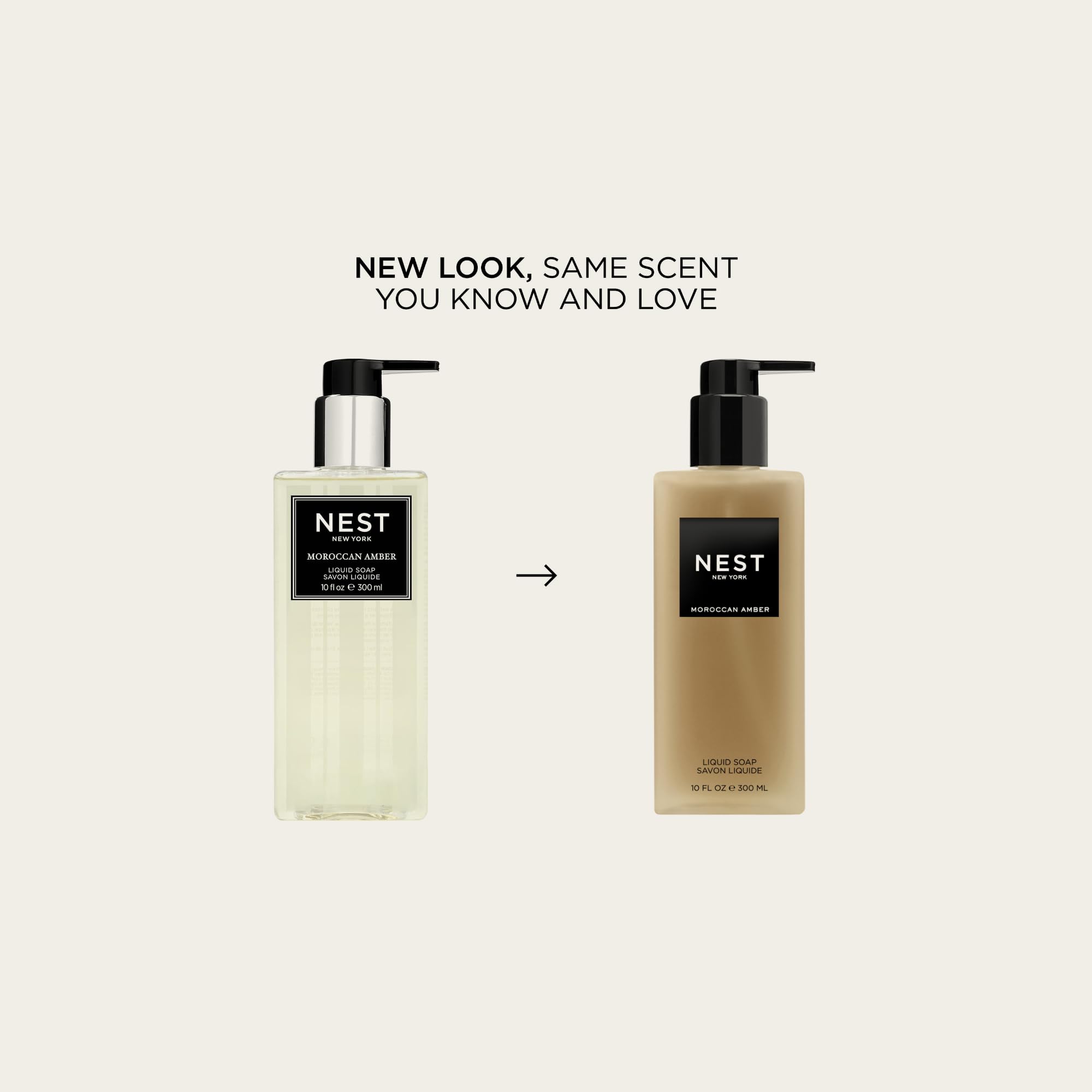NEST New York Liquid Soap, Moroccan Amber - 10 fl oz - Cleanses & Nourishes Skin - Approx. 300 Pumps Per Bottle - Gluten Free &