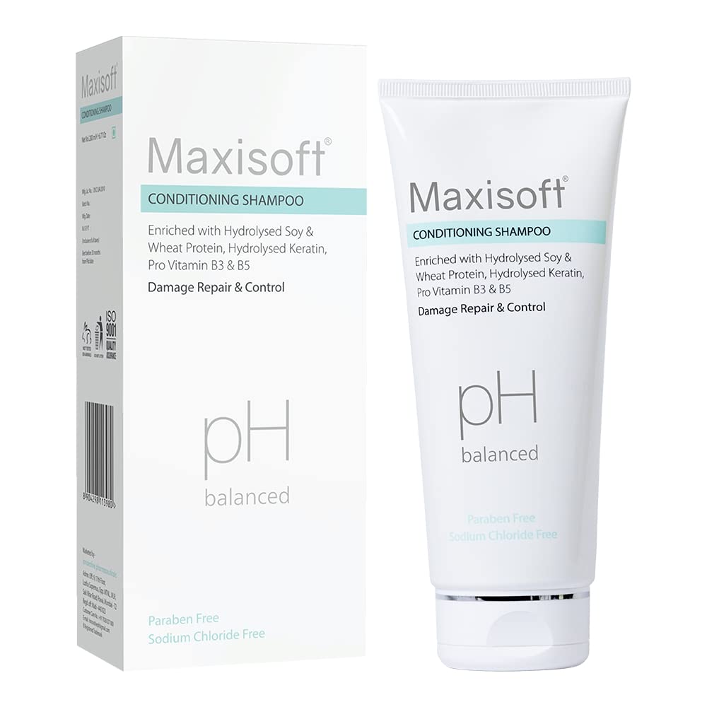 Maxisoft Keratin Conditioning Shampoo | Damage Repair & Protein Care | Ph Balanced | (100 Ml Pack Of 1)