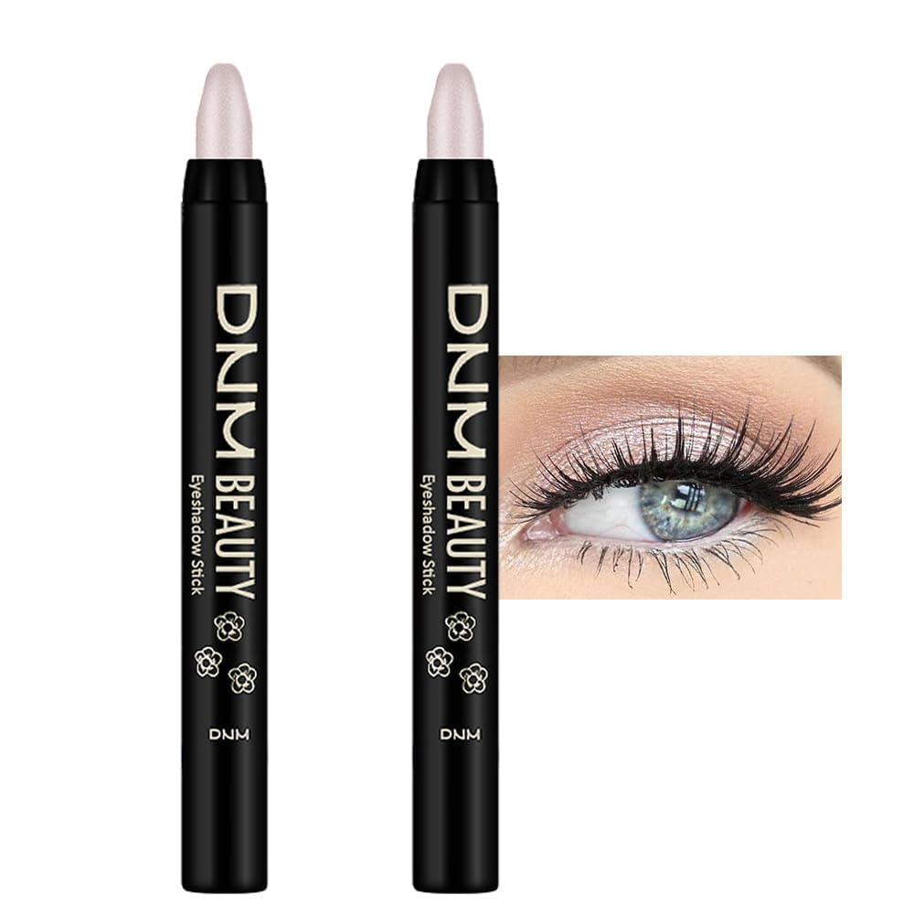 Evpct 2Pcs Cream Eyeshadow Sticks Set For Eyes Waterproof, Pearl Shimmer Matte Eye Shadow Stick Pencil Pen Bulk Sombras En Crema