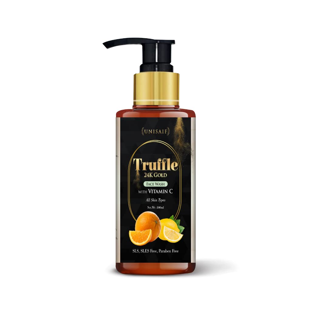 Unisaif Truffle Vitamin C Face Wash - Deep Cleansing Hydrating and Exfoliating Face Wash Revitalize and Brighten Your Skin with 